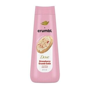 Dove X Crumbl Moisturizing Body Wash Strawberry Crumb Cake Yum Ships Today! 🚚🍪